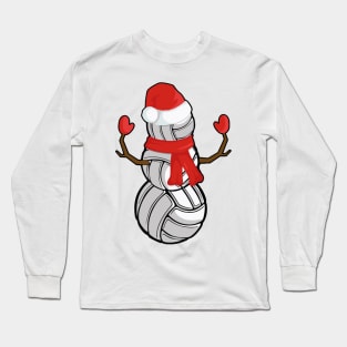 Funny Christmas Volleyball Long Sleeve T-Shirt